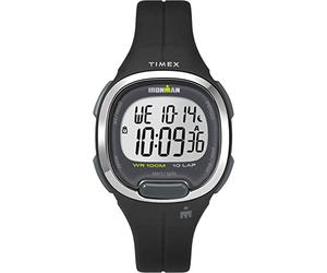 Timex Women's Ironman Transit 33 mm Watch, Nero/tono argento, 12mm., Cronografo