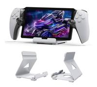 TIMEYUE Stand per Sony PlayStation Portal, Base di Supporto in Alluminio Antiscivolo, Portatile Stand Dock Stativo Compatibile con Steam Deck/Lenovo Legion Go-Bianco