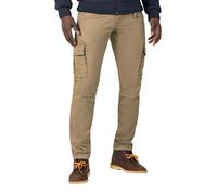 Timezone Bentz Regolare Pantaloni Eleganti da Uomo, Legno Beige, 31W x 32L