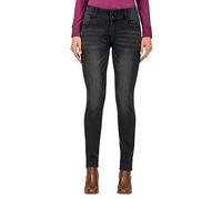 Timezone Donna Slim Enyatz Womanshape Jeans Slim Not Applicable, Nero (Black Brushed Wash 9058), W27/L32 (Taglia Produttore: 27/32)