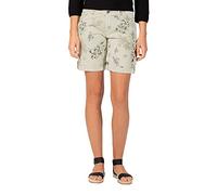 Timezone Loose Katinkatz Short Pantaloncini Bermuda, Animal Flower Beige, 30W Reg/Regolare Donna