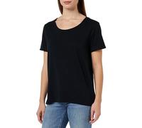 Timezone Maglietta Basic T-Shirt, Nero, L Donna