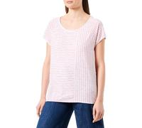 Timezone Maglietta Raglan a Righe T-Shirt, Colore: Rosso, L Donna