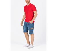 TimeZone men's cargo denim shorts with zip pockets