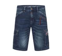 TimeZone men's cargo denim shorts with zip pockets