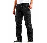 TIMEZONE Pantaloni cargo 'BenitoTZ' nero Uomo - Abbigliamento - Taglie comode - Pantaloni TIMEZONE 36