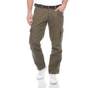 TIMEZONE Pantaloni Cargo Uomo BenitoTZ Loose Fit Con Cintura In Cotone E Tasche