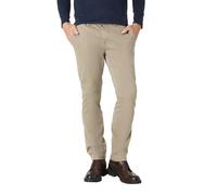 Timezone Pantaloni chino da uomo Slim JANNOTZ - Slim Fit - Marrone Grigio Verde Cotone, Beige Minimal 6105, 48 IT (34W/34L)