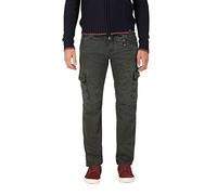 Timezone Pantaloni da Uomo Regular Ben Cargo, Verde (Tank Green 4046)., 29W / 32L