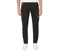 Timezone Pantaloni Rogertz Regular Uomo, Grafite Blu, 28