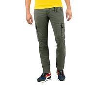 Timezone Regular Bentz Pantaloni Eleganti da Uomo, Legno di Oliva, 52 IT (38W/34L)