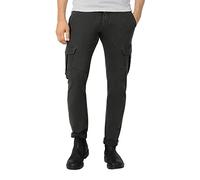 Timezone Regular Niklastz Pantaloni Eleganti da Uomo, Nero delavé, 33W / 32L