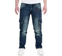 Timezone RogerTZ Roger Pantaloni Cargo da uomo, pantaloni cargo casual moderni, 30W x 30L