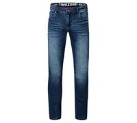 Timezone Slim EduardoTZ Jeans, Light Royal Wash, 31W / 32L Uomo