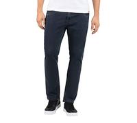 Timezone Slim Eduardotz Jeans, Nero Blu Wash, W29 / L32 Uomo