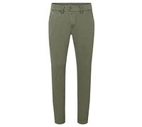 Timezone Slim Jannotz Pantaloni Eleganti da Uomo, Oliva impolverato, 31W / 32L