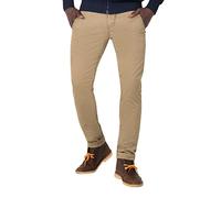 Timezone Slim Jannotz Pantaloni Eleganti da Uomo, Timber Beige Minimal, 48 IT (34W/34L)