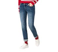 Timezone Slim Marahtz Jeans, Lavaggio in Acciaio Blu, 28W x 32L Donna