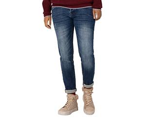 Timezone Slim Nalitz 7/8 Jeans, Metal Blue Wash, 27W/Regular Donna