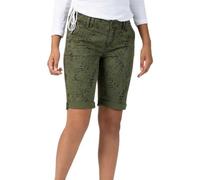 Timezone Slim Nalitz Short, Pantaloncini Donna, Verde (Green Leaves 4617), W26 (Taglia Produttore: 26)
