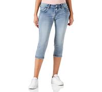 Timezone Slim Talitz 3/4 Pantaloncini, Blu (Aqua Blue Wash 3039), W31 (Taglia Produttore: 31) Donna