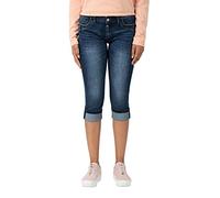 Timezone Slim Talitz 3/4, Pantaloncini Donna, Blu (Skylight Blue Wash 3336), W33 (Taglia Produttore: 33)