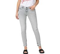 Timezone Tight Pantaloni Aderenti SanyaTZ, Stormy Grey Wash, 42 IT (28W/30L) Donna