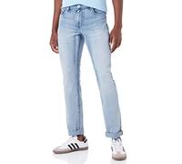 Timezone Uomo Slim EduardoTZ, Aqua Blue Wash, 46 IT (32W/34L)