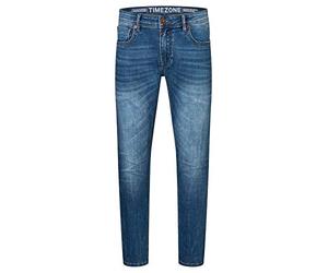 Timezone Uomo Slim EduardoTZ Jeans, Jeans Blue Wash, 30/32
