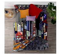 Timiany Set Biancheria Da Letto Copripiumino Microfibra, Set Biancheria Da Letto Graffiti Hip Hop 3D Copripiumino E Federe In Morbida (Spray art,220x240+50x75)