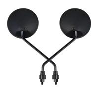 TIMIDAILY 2 Pezzi Specchietto Retrovisore，Motorcycle Mirrors - Universal, Durable, and High-Resolution Convex Glass Lens Mirrors for Scooters
