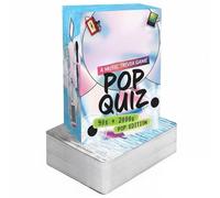 TIMIFUN Quiz Pop Lyrics Pop Quiz Edizione Anni '90 e 2000, Gioco a Quiz Musicale Divertente e Nostalgico, Divertente Gioco di Indovinelli sulla Cultura Pop per Adolescenti e Adulti per Amici (1PCS)