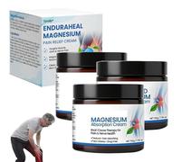 Timilk EnduraHeal Crema al magnesio per alleviare il dolore - Terapia professionale per articolazioni e ossa, sollievo efficace per schiena, collo, mani, ginocchia - 50 g, magnesio (3pcs)