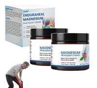 Timilk EnduraHeal Crema al magnesio per alleviare il dolore - Terapia professionale per articolazioni e ossa, sollievo efficace per schiena, collo, mani, ginocchia - 50 g, magnesio (2pcs)