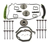 Timing Chain Kit+ Inlet Outlet Valves For Mercedes Class C E W203 W204 W212 SLK