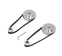 Timing della puleggia in alluminio a ruota sincrona Klatata set 20 denti 60 denti con cinghia di orario di larghezza 6 mm di lunghezza 6 mm per stampante 3D (Foro da 8 mm / 0,31 pollici)