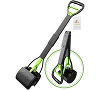 TIMINGILA Raschietto Portatile per Cani di Taglia Grande e Piccola, con Manico Lungo 83,8 cm, Materiale ad Alta Resistenza e Molla Durevole, Ideale per Prati, Erba, Sporco, Ghiaia