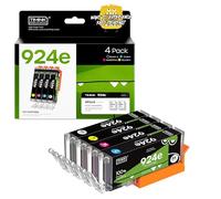 Timink 4 cartucce 924XL compatibili con HP 924 Multipack 924 XL per HP OfficeJet Pro 8120 8122 8123 8125 8128 8130 8132 8133 8134 8135