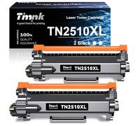 Timink TN-2510XL TONER ad alta capacità compatibile per Brother TN2510XL per MFC-L2800DW MFC-L2835DW HL-L2445DW HL-L2400DWE DCP-L2660DW DCP-L2620DW stampante laser (2 NERO, 3000 pagine per toner)