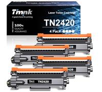 Timink Toner TN2420 Compatibile per Brother MFC-L2710DW, 4 Nero