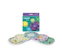 TIMIO Disc Set # 4: 5 dischi audio per il lettore TIMIO | Impara 96 filastrocche Vol. 3, 12 fiabe Vol. 2, 12 fiabe Vol. 3, dinosauri, piccoli insetti | 8 lingue incluse | 2 a 6 anni