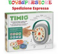 TIMIO Starter Kit: The screen-free, interactive educational Audio & Learning Toy from 2 years on with 5 Discs + 8 languages DE/EN/FR/ES/IT/NL/CN/PT