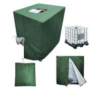 Timisea IBC, copertura per serbatoio dell'acqua da 1000 l, con manico e chiusura lampo, 120 x 100 x 116 cm