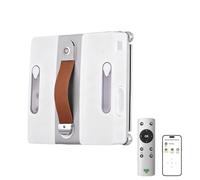 Timisea Robot per la pulizia delle finestre, robot intelligente con funzione di spruzzo turbo, protezione 4 volte per vetro, specchi, piastrelle, ideale per grandi finestre, bagni e vetri frontali