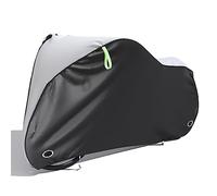 Timisea Telo di copertura per bicicletta, resistente all'inverno, 200 x 115 x 80 cm, per protezione dalle intemperie 210D, adesivo sigillante in tessuto Oxford, impermeabile, con occhielli di chiusura