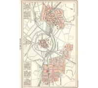 Timisoara Romania Map Journal: Vintage Map Notebook