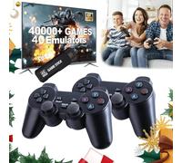 Timits Emulatore Console Retro, Console di Gioco con Controller Wireless 2.4G, 42000+ Giochi Console Retro Portatile Supporto 40+ Simulatori, Videoconsole Retro Uscita HD 4K per TV