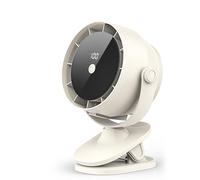 Timiyou Ventilatore da tavolo silenzioso 28 dB con 4 livelli e turbo, batteria ricaricabile, rotazione e inclinazione a 360°, display digitale, ventilatore portatile per camera da letto, ufficio