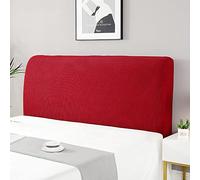 Timizi Copertura Testata Letto Matrimoniale 2.2m(210-240cm), All-inclusive Lavabile Economici Copritestata Letto Elastica, per la Decorazione del Letto - Rosso