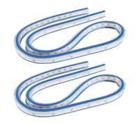 TIMJJG 2 Righelli di Curve Flessibili, Righelli di Piegatura Sagomati, Righelli di Disegno del Sarto, Tavole Curve Pieghevoli, Righelli per Utensili per La Produzione di Piastre di Abbigliamento.